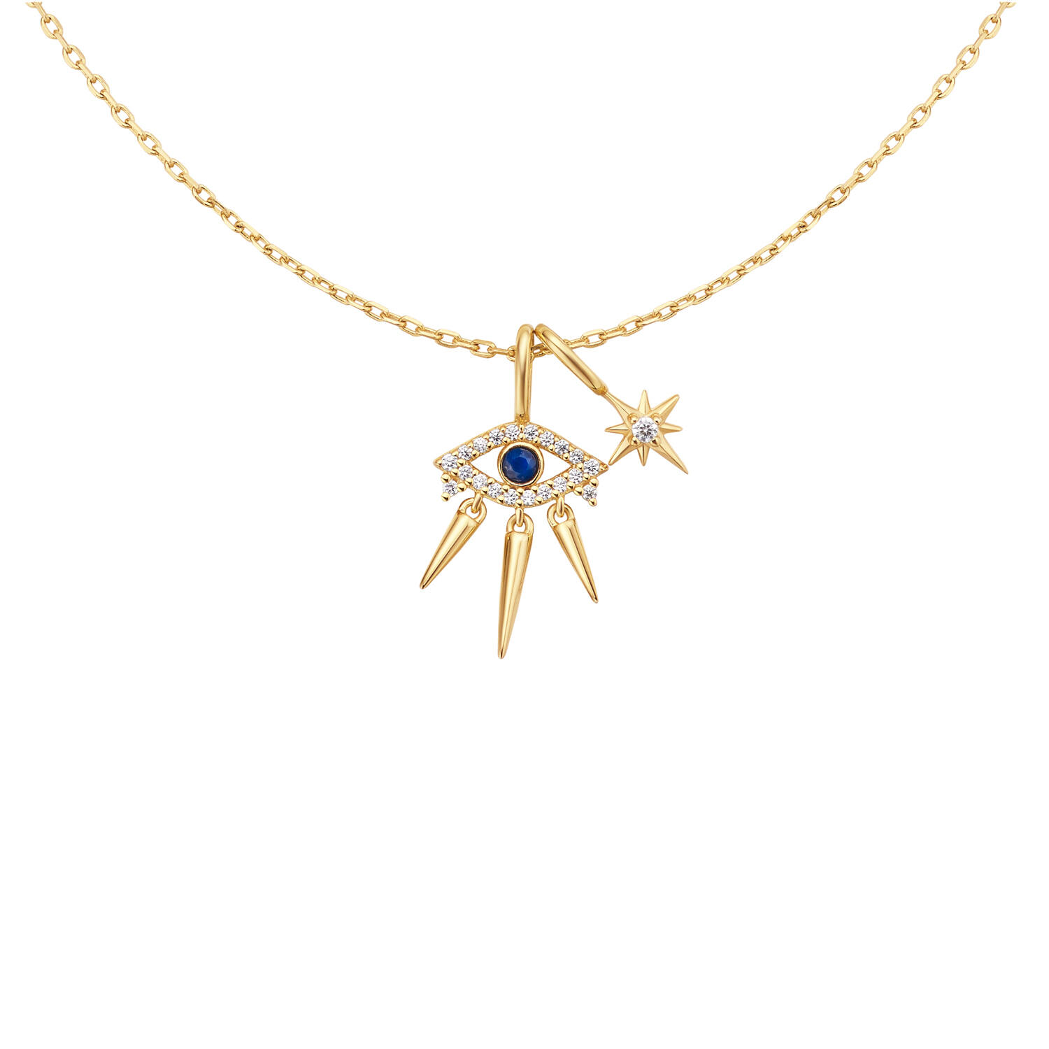  Pop Charms - Gliederketten - Silber / 14kt GP - 45cm